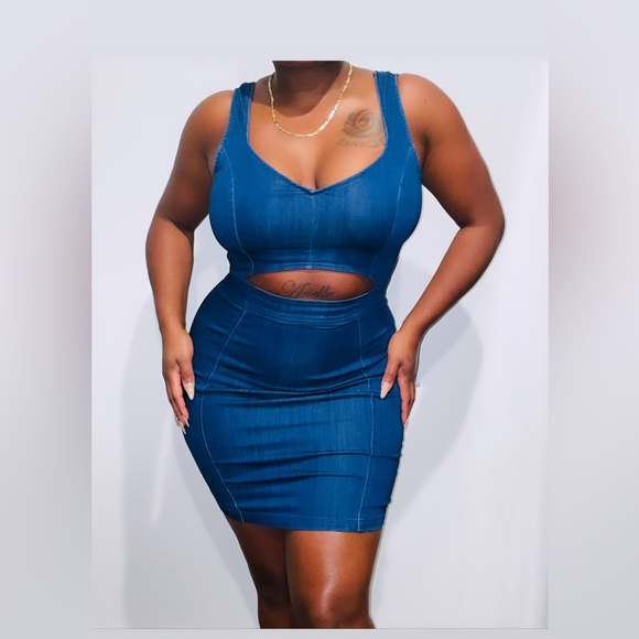 IRIS Denim Dress - Picture 2 of 3